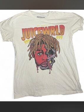 Juice Wrld Zombie Graphic Tee White
999 Club Rap Shirt Small No Vanity